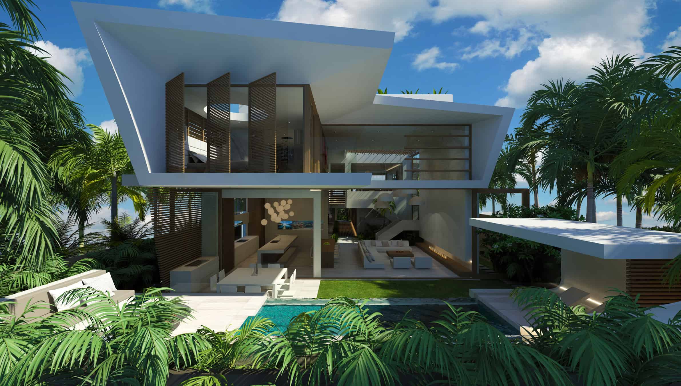 MODERN BEACH  HOUSE  Chris Clout Design 